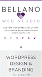 Mobile Screenshot of bellanowebstudio.com
